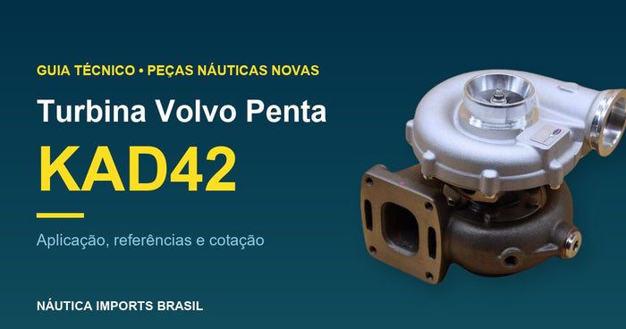 Turbina Volvo Penta KAD42: aplicação, referências e cotação